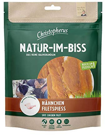 Christopherus Snack Hähnchenfiletspieß | 5X 300g Hundesnack