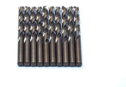 WSH-Tools Lot de 10 forets hélicoïdaux HSS-Co5 Cobalt Teneur de 5 % selon la norme DIN338 avec pointe croisée DIN1412C Ø = 6,80 mm