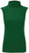 Purple Hanger Womens Sleeveless High Roll Polo Turtle Neck Vest Top Ladies Stretch Casual Plain Polo T-Shirt Jumper Tank Top for Women and Girls Warm Winter Wear Plus Size 8-22 (20-22, Bottle Green)
