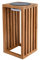 Lumisky CHENNAI Dekorative Solarlaterne, LED, warmweiß, aus massivem Teakholz, Höhe 30 cm