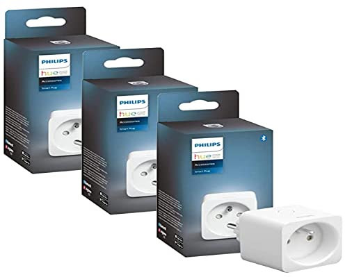 Philips Hue, prise connectée, lot de 3 prise fonctionne avec Alexa, Google Assistant et Apple Homekit