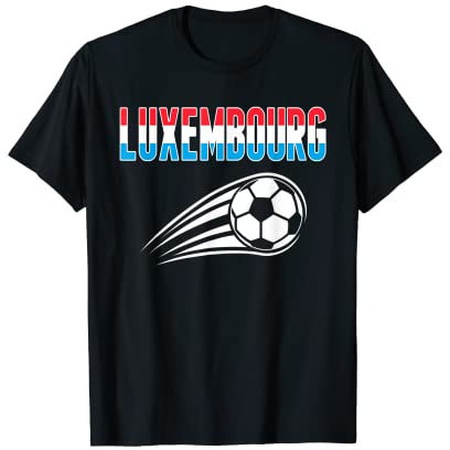 Proud Luxemburg Fußballfans Trikot Luxemburgischer Fußball T-Shirt