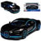 Bugatti Chiron Coupe Schwarz Weltrekord 42 Sekunden 0-400-0 Km/h Ab 2016 1/24 Modell Auto
