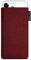 Adore June Classic Bordeaux-Rot Tasche kompatibel mit iPhone 14-15 Plus/iPhone 14-15 Pro Max Handytasche aus widerstandsfähigem Cordura Stoff mit Display Reinigungs-Effekt, Made in Europe