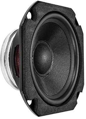 PRV AUDIO 3-inch Full-Range Neodymium Speaker 3MR40-NDY-4 PRO Audio Midrange with 40 Watts Power Handling, 4 Ohm, and Versatile Performance for Car Audio Applications (Single)