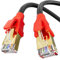 Cavo Ethernet 5 Metri, Cat 8 Cavo LAN 5m Cavo di Rete Schermato Alta Velocità 40Gbps 2000MHz per Esterno Cavo RJ45 5mt Gigabit 26AWG SFTP POE Cavo Internet Lungo Nero Cavo Patch per Router Modem