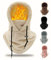 crazy bean Mütze Fleece Winter Sturmhaube Warme Kapuzenschal 2 in 1 Winddicht Hut mit Wolle-Futter para Ski Cycling(Khaki)