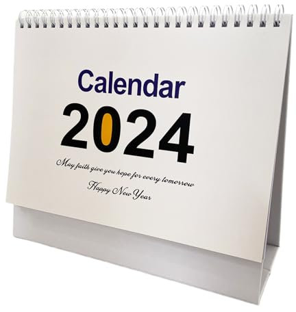 Wilmot Kalender 2024, Tischkalender, monatlicher Schreibtischplaner, 365-Tage-Countdown-Zeitplan, einfach und effektiv organisiert, Stehtischkalender
