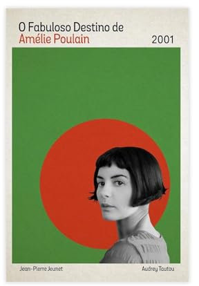 Movie Amélie 4 Leinwand-Poster, Schlafzimmer, Dekoration, Sport, Landschaft, Büro, Raumdekoration, Geschenk, ungerahmt, 30 x 45 cm