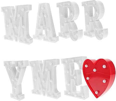 Garneck Alphabet Lichter Zeichen Buchstaben Lampen 8 Stücke Wohnkultur