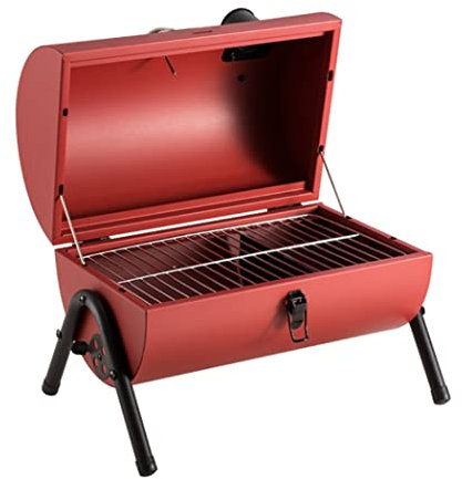 BBQ Grill Barbecue Portable Outdoor Barbecue Home BBQ Accessories Barbecue Grill Outdoor Travel Barbecue Tools Barbecue Grill (Color : Rosso)