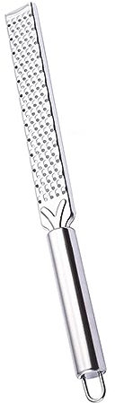 Hyclam Grattugia professionale per formaggio da cucina in acciaio inox palmare in metallo limone grattugia con manico per formaggio aglio grattugia strumento