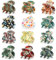 Staruby Lot de 12 Mini Pinces Cheveux Femme, 2.7cm Antidérapantes Pinces à Cheveux Griffe Pinces Papillon, pour Femmes et Filles Vert