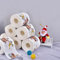 Weihnachtsmuster-Serie, Rollenpapier, Drucke, lustiges Toilettenpapier, zartes Weihnachtsmann-Muster, geeignet für verschiedene Einstellungen (A)
