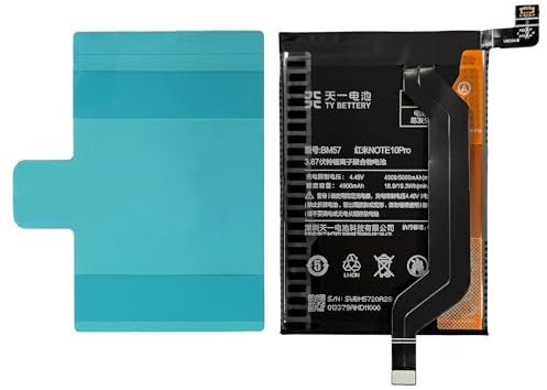 TY BETTERY® Bateria BM57 Compatible con Xiaomi Redmi Note 10 Pro 5g, Poco X3