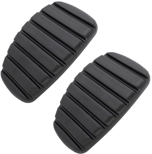 2 Stück Kupplungspedal Bremspedal Abdeckung Anti-Rutsch Gummi Bremspedalauflage Pedal Pad für Renault Trafic Clio Megane Kangoo Twingo Scenic