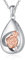 TANGPOET Teardrop Urn Necklace 925 Sterling Silver Rose Flower Ashes Necklace, Cremation Jewellery for Ashes Pendant, Gifts for Women Girls, with Funnel Filler Kit