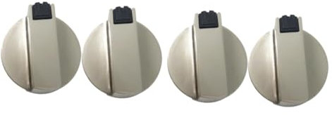 Mipcase 4stücke Universelle Silberne Gasherd-knöpfe Aus Zinklegierung Drehregler Für Kochfeld Und Backofen Installieren Reinigen Geeignet Für Gasherde Und Öfen