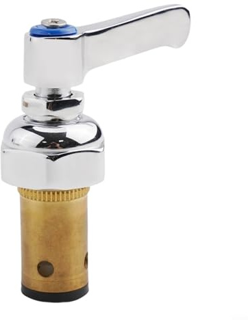 Spindel-Montagehebelgriff Ersatzteil für T&S Messing 002713-40 Wasserhähne Warm-Kaltwassersteuerung Blau Rot