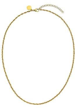 Purelei Essence Kette – Halskette aus hochwertigem Edelstahl, wasserfest & verstellbar – 45 cm + 4 cm Verlängerung – Erhältlich in 14K vergoldet, 18K rosévergoldet oder silberfarben (Gold)