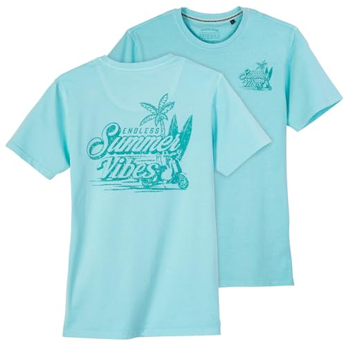 Redfield XXL T-Shirt Print Summer helltürkis Used