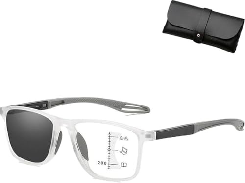 Vision Sync Multifocal Glasses, Auto Focus Varifocal Glasses, Automatic Zoom Reading Glasses with Progressive Lenses,Smart Adaptive Eyewear with UV & Anti Blue Light Protection