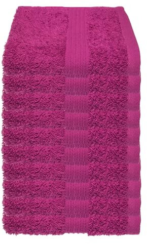 Julie Julsen - Confezione da 10 Asciugamani Ospite Asciugamano in 29 colori, morbidi e assorbenti, 500 gm², Öko Tex 30 x 50 cm, colore: Fucsia