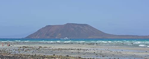 hansepuzzle 37725 - Fuerteventura Panorama-Puzzle 2000 Teile - Natur Motiv mit hochwertiger Aufbewahrung: Kartonbox und wiederverschließbarem Beutel - Format 116,6 × 46,7 cm