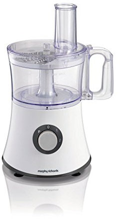 Morphy Richards 401013 Food Processor 2 Speed With Pulse Plus Accessories, Plastic, White