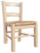 Liberoshopping Chaise BÉBÉ en Bois avec Assise en Paille, Chaise pour Enfants (Naturel)
