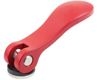 KIPP Exzenterhebel - M4 Innengewinde - Griff Aluminium - Gewinde Stahl - 2 Stück