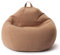 Lumaland Sitzsack Comfort Line | Indoor Beanbag 100x120x50cm mit mehr als 2,4 Mio. anpassbaren EPS-Perlen | Weiches & Komfortables Bodenkissen | Sessel für Kinder & Erwachsene | 315 L Volumen [Braun]