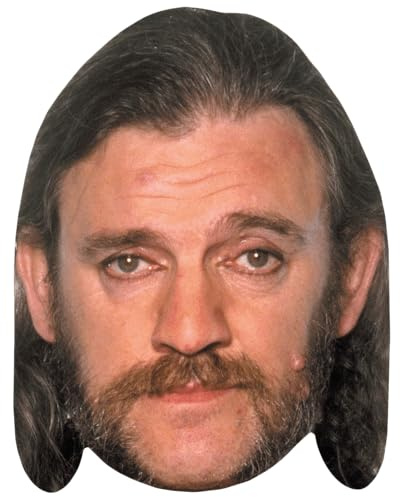 Lemmy Kilmister (Moustache) Maske aus Karton