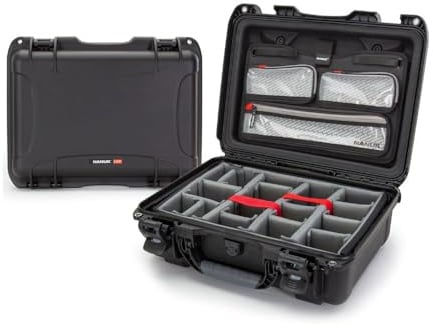 NANUK 925 Pro Photo Kit - Waterproof camera case with padded dividers and lid organiser (47.5 x 37.6 x 17.8 cm) Dustproof and shock-resistant (Black)