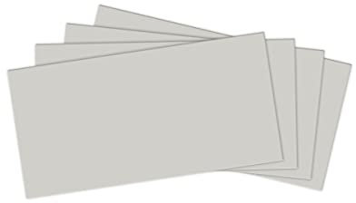 Briefumschlag grau DIN lang-Format ohne Fenster Briefumschäge Umschläge selbstklebend (100 Umschläge)