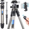 69,3/176 cm treppiede per fotocamera treppiede da viaggio compatto nuovo tubo esagonale con testa a sfera da 36 mm con telecomando wireless per fotocamera DSLR, videocamera compatibile con telefono