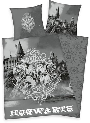 Klaus Herding GmbH Harry Potter Wende Bettwäsche Hogwarts 2tlg 135 x 200 cm 80 x 80 cm
