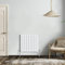 NRG White Radiator 600x612mm- Single Flat Panel Interior Bathroom Radiators