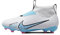 Nike Jr Zoom Superfly 9 Acad Fg/MG, Sneaker, White Baltic Blue Pink Blast, 38 EU