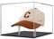 Qinry Acrylic Baseball Football Cap Display Case Wall Mounted Square UV Protection Cabinet Storage Cover