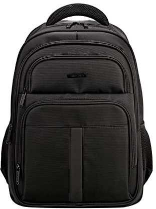 David Jones Paris - Sac à dos Ordinateur Portable Unisex - Multi-poches - NYLON - Format A4 Cabine Avions - Ville Voyage Travail Compartiment PC portable Scolaire