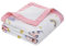 Musselin Babydecke Sommer für Babys 6-Lagig Kinder Baumwolle Decke Sommer Weich Atmungsaktiv Wickeldecke Einschlagdecke Mädchen Junge 110x110cm (Rosa Schwein)