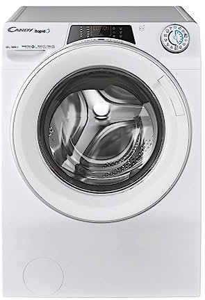 CANDY - Lavatrice Hublot - Lavatrice 12kg/1400 giri/min - Classe energetica A - 15 programmi - WiFI+Bluetooth, Schermo Digital, Mix Power System - Bianco - 85 x 60 x 67 cm - Modello RO14126DWMST-S