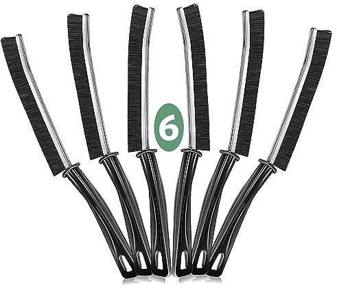 KEYAYE 6 Piezas Cepillo de Limpieza de Grietas de Cerdas Duras, Cepillo Limpieza Grietas, Cepillo para Limpiar Juntas, Cepillo Limpieza Hogar para Espacios Estrechos, Cocina, Baño