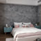JSEVEM 80CM×4M Extra Wide Thick Dark Grey Blue Concrete Wallpaper Peel and Stick Gray Industrial Cement Contact Paper Worktop Matte Vinyl Wrap Sticky Waterproof Wall Sticker for Basement Bedroom
