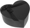 JECOMPRIS Kasten Herzförmige schwarze Geschenkbox Geschenkboxen zum runde Geschenkbox Blumenkästen Bonbonschachteln zum Verschenken kleine Schachteln mit Deckel Schokolade Souvenir Herz-Box