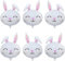 Kaninchen Luftballons, 6 Stück Hase Folienballon Osterhasen Luftballon Dekoration Helium Ballons für Ostern Thema Party, Kindergeburtstage, Babypartys Deko