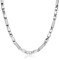 TAIPAN Montecarlo Kette 6.5mm breite rostfreie Edelstahlkette 60cm 70cm mit Schmuckschachtel und Putztuch (60)