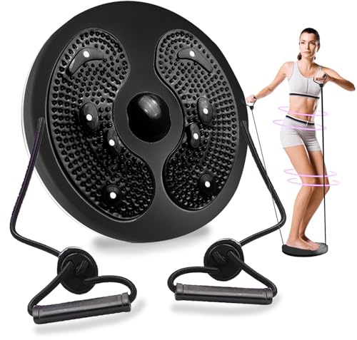 DONGTATA Waist Whisper Waist Twister Disc Body Shaping Waist Twisting Disc for Women Adults Cardio Weight Loss/Cardio Exercise Waist Toning Fitness Turntable for Home Workout Waist Sculptor Machine