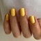 Ceboic 24Pcs Français Faux Ongles Court Carrés Press on Nails Couleur Pure Acrylique Couverture Complète Ongles à Coller Naturel Artificiels Faux Ongles pour Femme et Fille Nail Art (Jaune Citron)